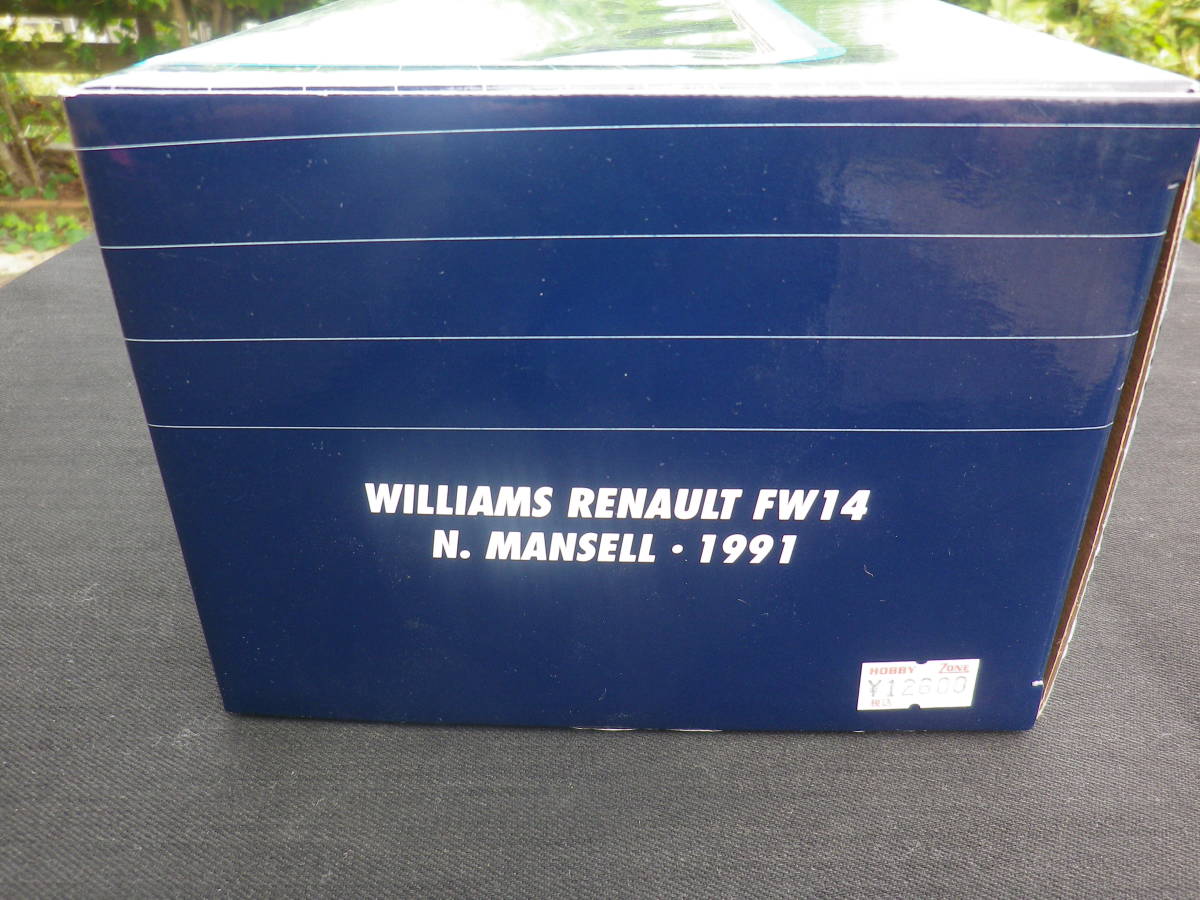 絶版！ PMA 1/18 F1 Williams Renault ウィリアムズ ルノー FW14 N.Mansell マンセル 1991 100 910005