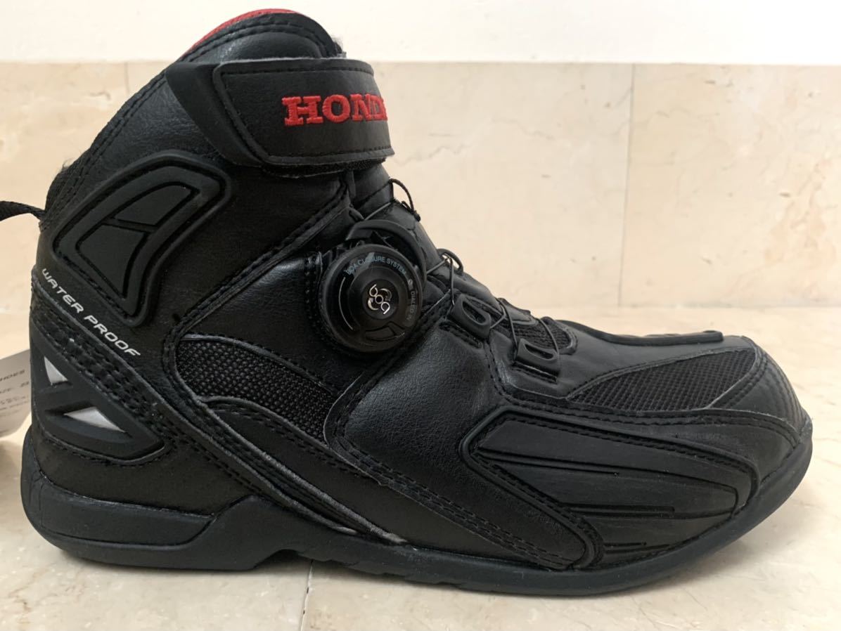 送料無料！新品未使用 Honda BOA RIDING SHOES ブラック 23.5 TT-T75-K35 ライディングシューズ _画像6