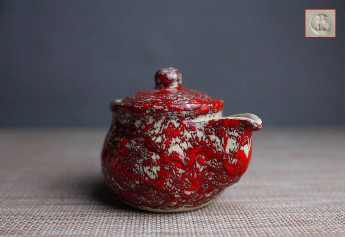 箕面焼 松田箕山 宝瓶 急須 煎茶器 茶道具 美術品 陶芸 lpm