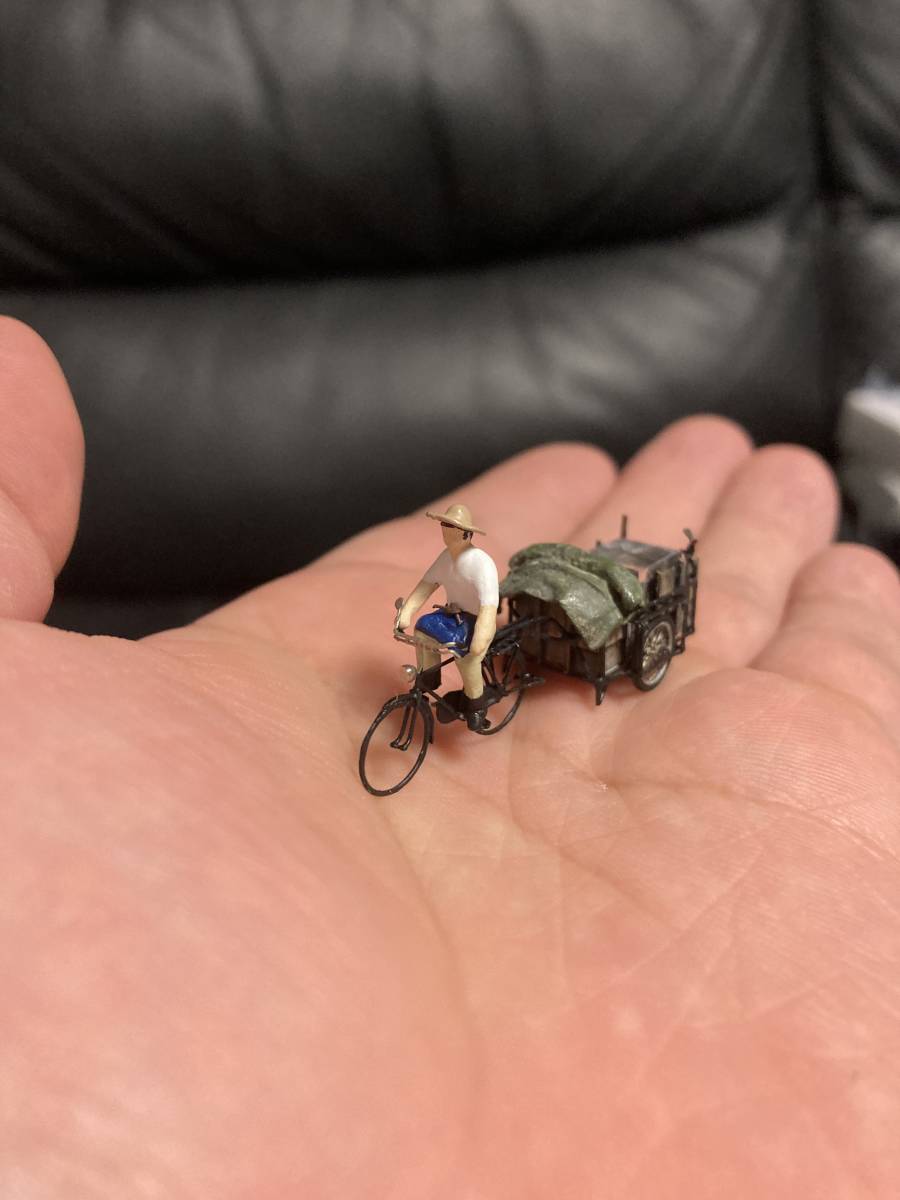 エコーモデル リヤカー、自転車 452、451 HO(1/80) 組立て塗装 エコーモデル リヤカー、自転車 452、451 HO(1/80) 組立て塗装