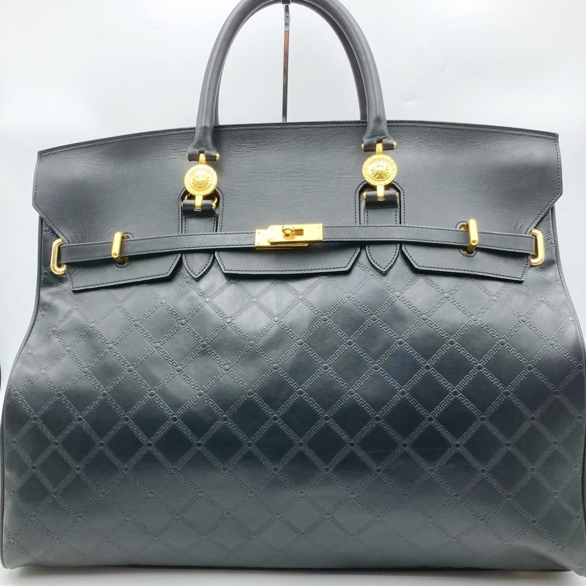 1円 □希少!極美品□ VERSACE ヴェルサーチ ハンドバッグ トート