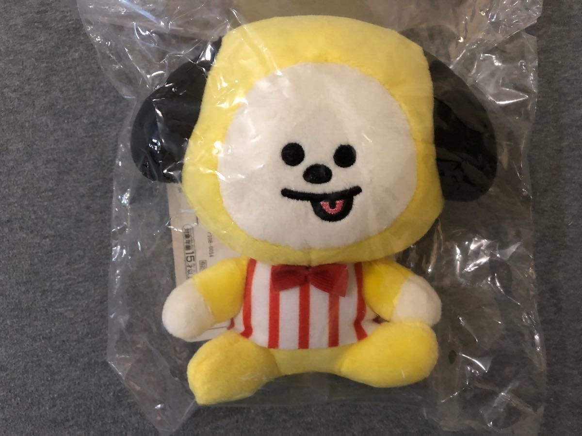 ぬいぐるみ<br> CHIMMY(ジミン) カフェぬいぐるみ 「BT21」 - ぬいぐるみ