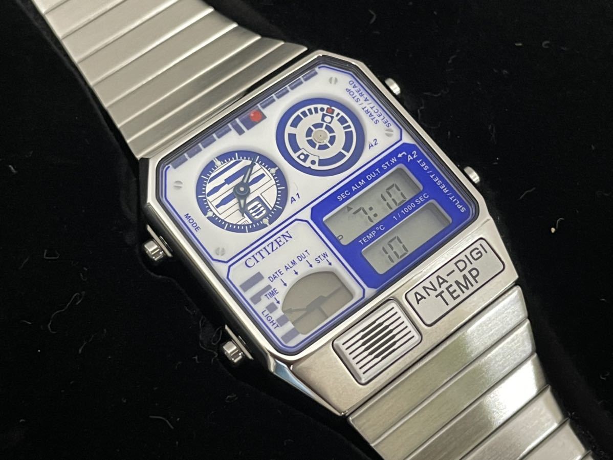 ☆CITIZEN☆未使用 シチズン STAR WARS コラボ R2-D2モデル