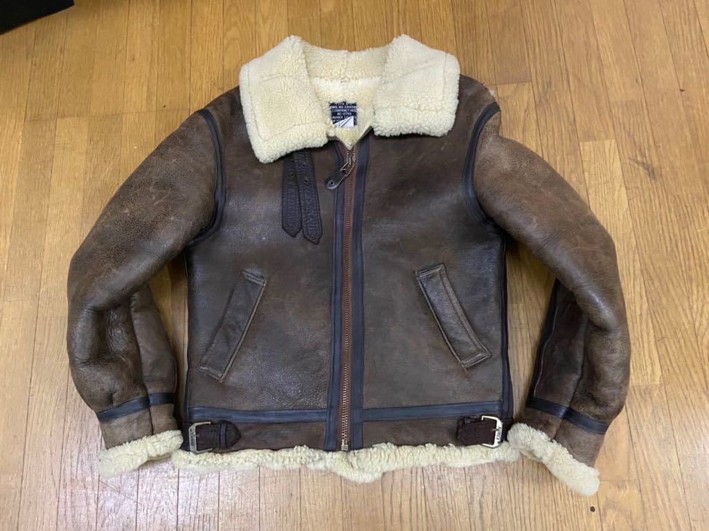 アヴィレックスAVIREX B-3ムートンジャケット USA製 サイズ36 www.lram