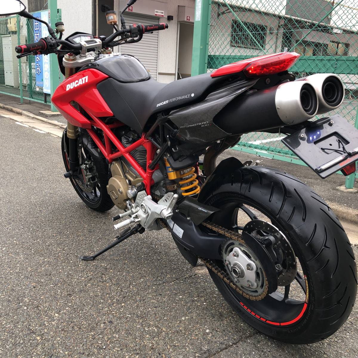 ドゥカティ ハイパーモタード1100S 49690km 車検R5年1月 OHLINS