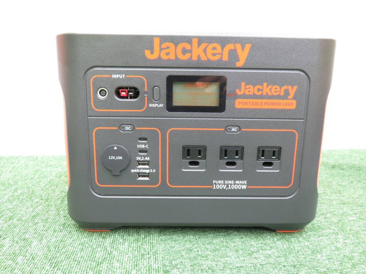 ☆Jackery ポータブル電源 1002Wh/1000W 未使用品（テストのみ使用