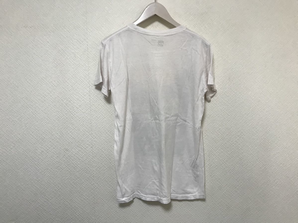 本物クイックシルバーQUICKSILVERコットンプリント半袖Tシャツメンズビジネスアメカジミリタリーサーフ白ホワイトS