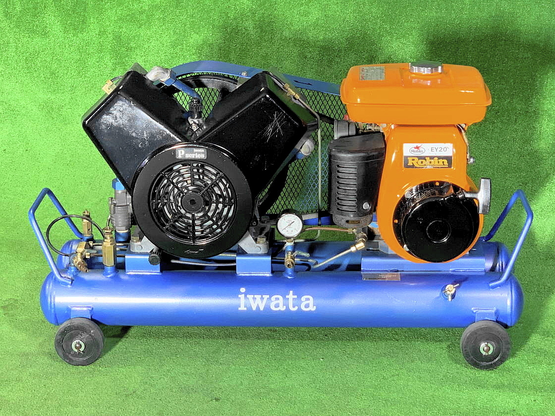 IWATA SUE-222PBC エンジンコンプレッサー 岩田塗装機