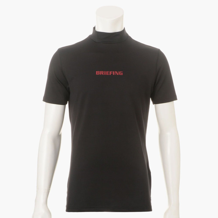 高級ブランド ブリーフィング サイズ：M 黒 ハイネックシャツ ゴルフ 