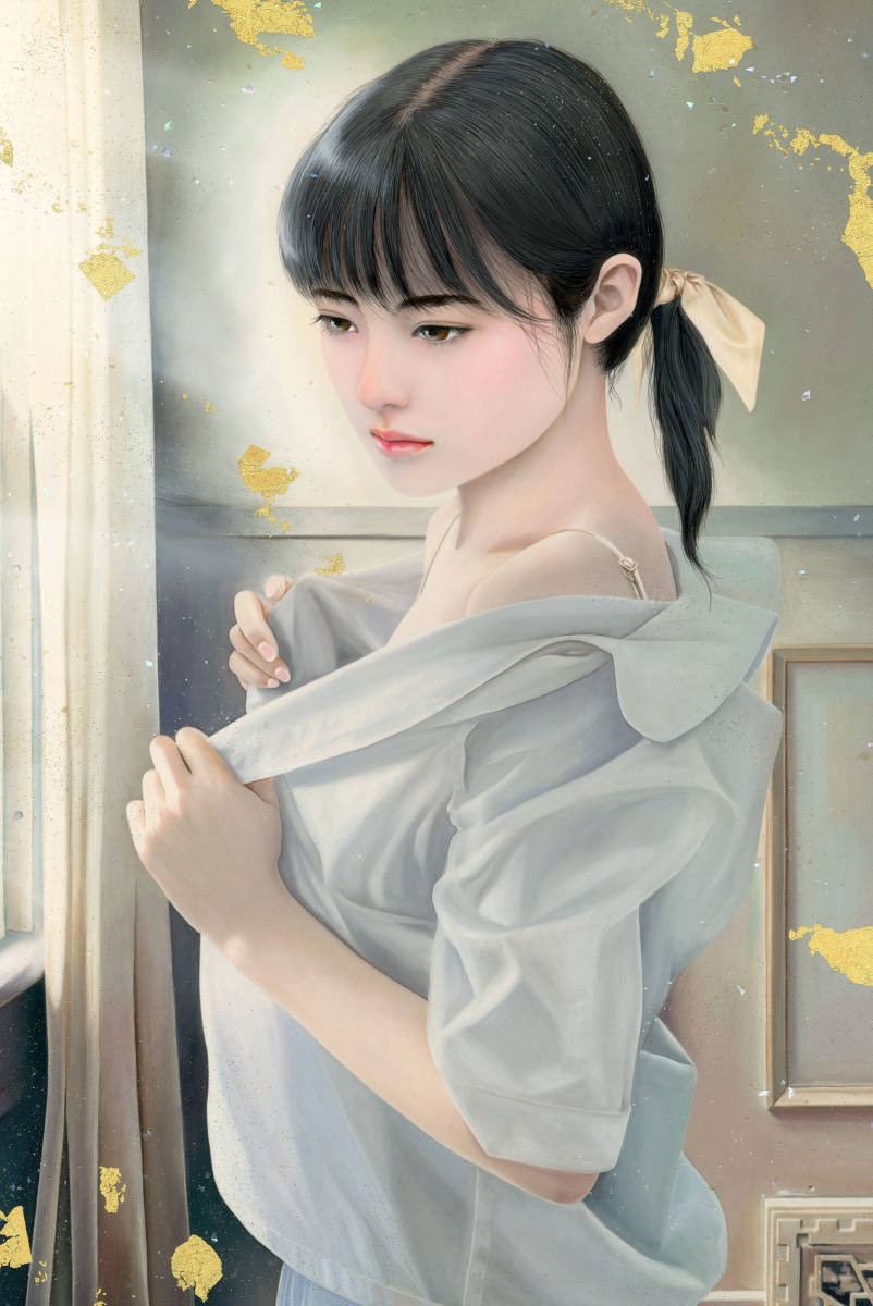 真作【 あえかな光 】油彩 (油絵) 手描き限定作品 Ato Fujihara P6号(410×273mm) 真作 本物の素材, 金粉, 貝, 箔を使用 item details | JDirectItems Auction | One Map by FROM JAPAN 真作【 あえかな光 】油彩 (油絵) 手描き限定作品 Ato Fujihara P6号(410×273mm) 真作 本物の素材, 金粉, 貝, 箔を使用 item details | JDirectItems Auction | One Map by FROM JAPAN