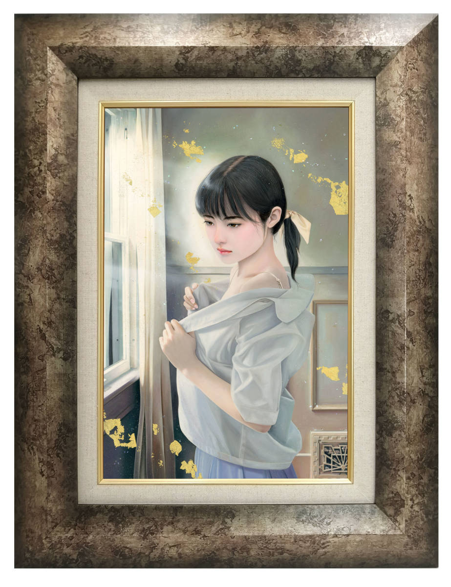 真作【 あえかな光 】油彩 (油絵) 手描き限定作品 Ato Fujihara P6号(410×273mm) 真作 本物の素材, 金粉, 貝, 箔を使用 item details | JDirectItems Auction | One Map by FROM JAPAN 真作【 あえかな光 】油彩 (油絵) 手描き限定作品 Ato Fujihara P6号(410×273mm) 真作 本物の素材, 金粉, 貝, 箔を使用 item details | JDirectItems Auction | One Map by FROM JAPAN