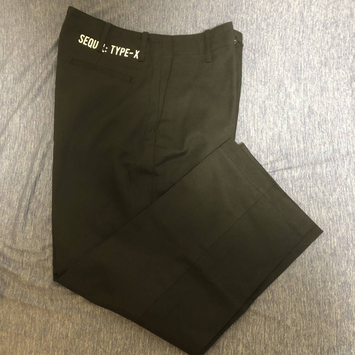 SEQUEL CHINO PANTS TYPE-XF BLACK SQ-22SS-PT-03 シークエル