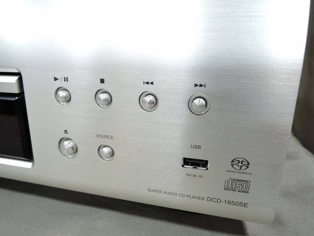 ジャンク】SACDプレーヤー DENON / DCD-1650SE ジャンク】SACDプレーヤー DENON / DCD-1650SE