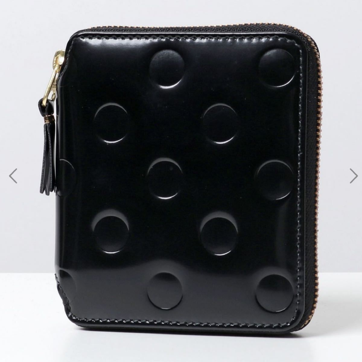 未使用 COMME des GARCONS コムデギャルソン ドット 財布 黒|PayPayフリマ