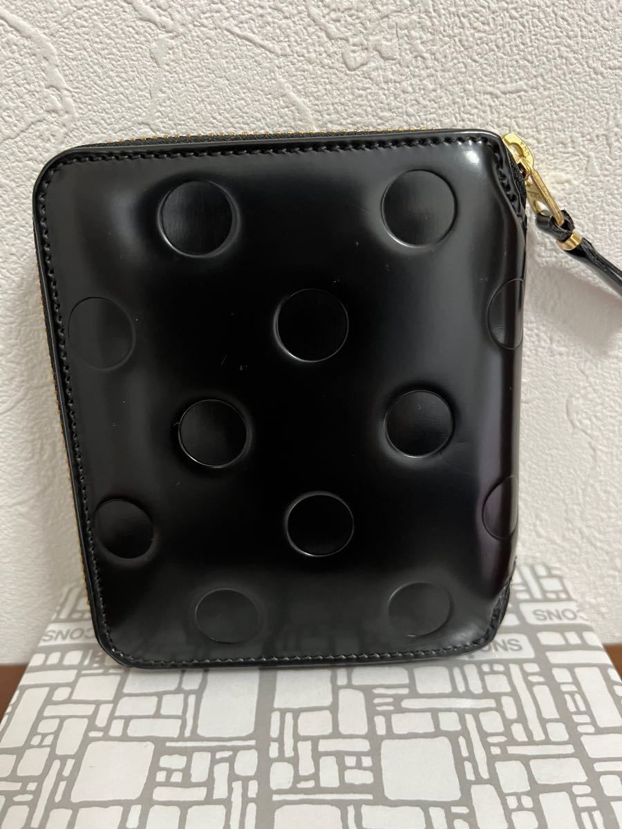 未使用 COMME des GARCONS コムデギャルソン ドット 財布 黒|PayPayフリマ