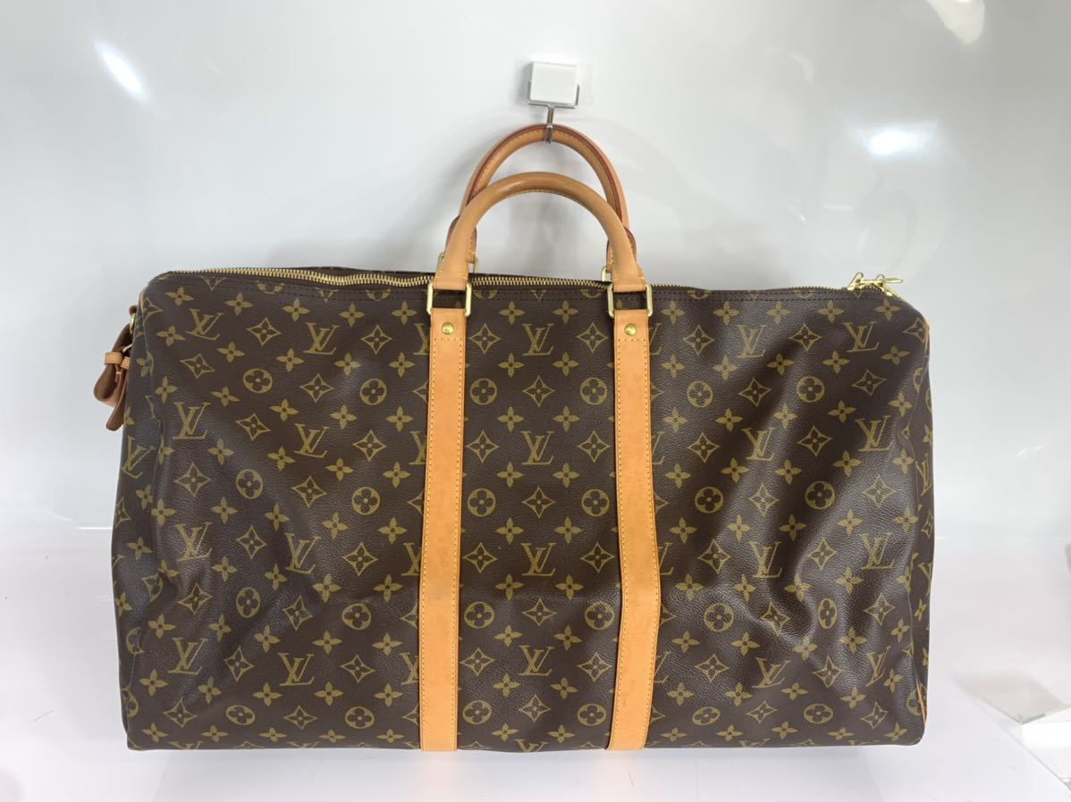 LOUIS VUITTON ルイ ヴィトン モノグラム キーポルバンドリエール 55