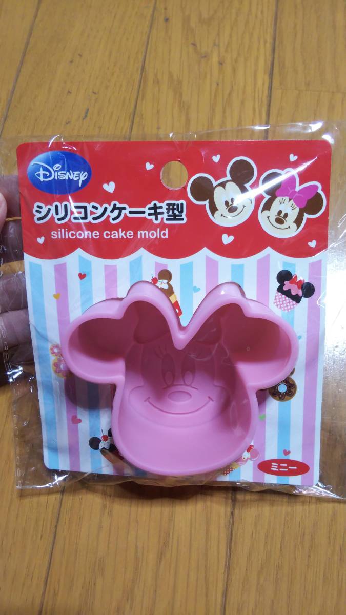 ミニー ミニーマウス シリコン ケーキ型 ピンク 新品の画像1
