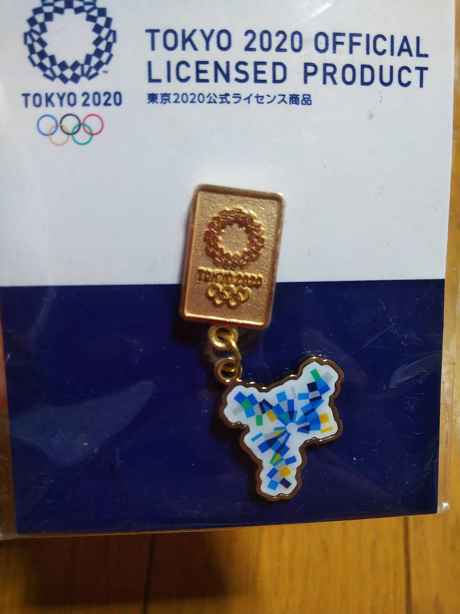 TOKYO2020 東京2020 東京オリンピック 東京五輪 オリンピック エンブレム ピンバッジ 元1000円 新品_画像2