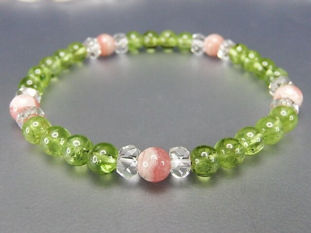  in ka rose approximately 5.5mm peridot approximately 5mm a little over woman popular natural stone bracele prime 