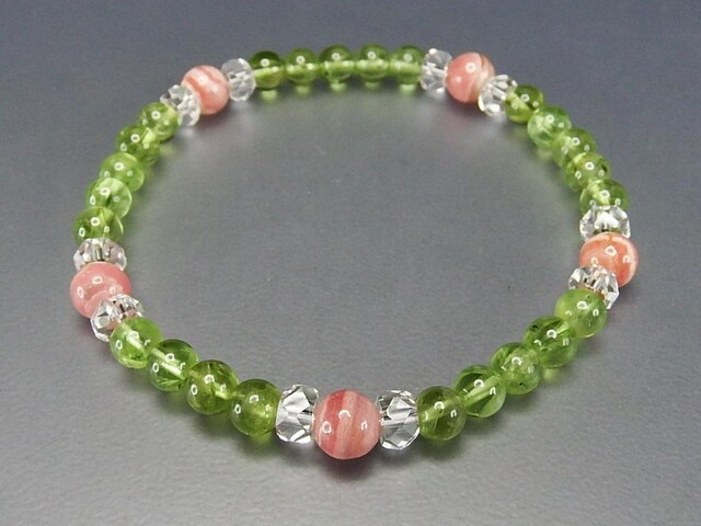  in ka rose approximately 6mm peridot approximately 5mm woman popular natural stone bracele prime 