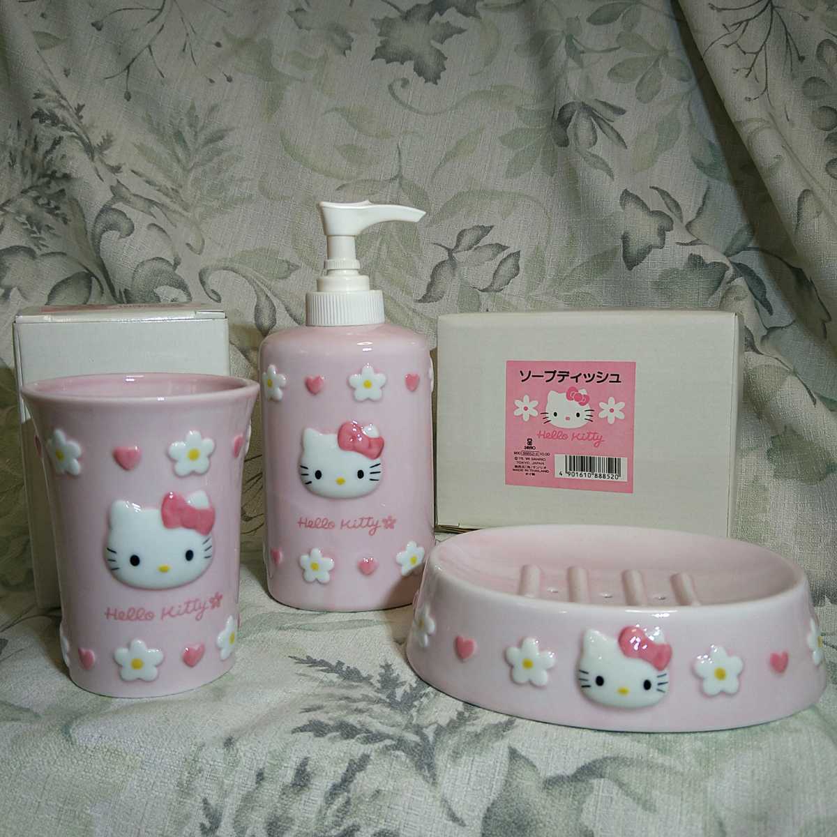 正規品国産 ヤフオク! - サンリオ キティ 陶器 置物 2004年 ティー