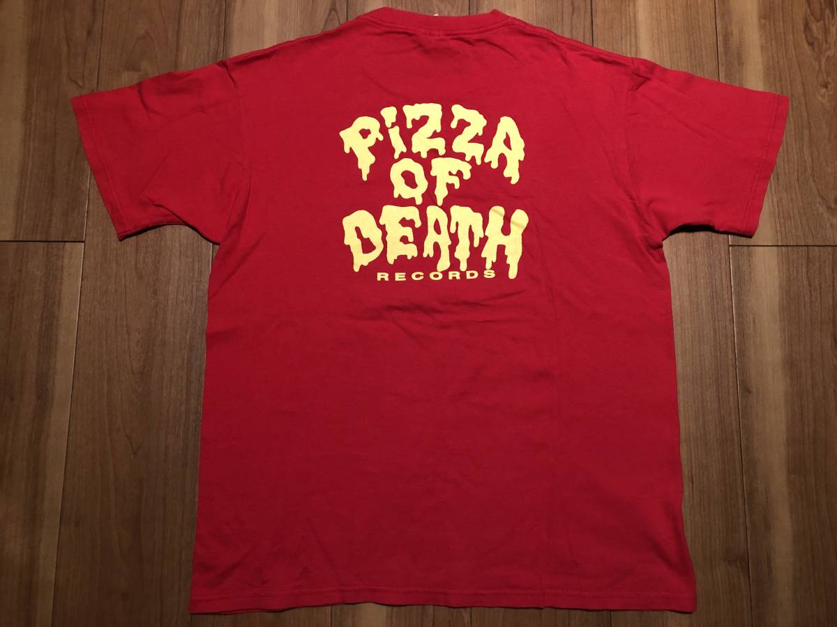 *100 jpy start!USED[PIZZA OF DEATH RECORDS] width mountain .¨FUCK KEN¨Tee*size:L UNITED SPORTS/ America made / cotton 100%/Hi-Standard@ postage 520 jpy 