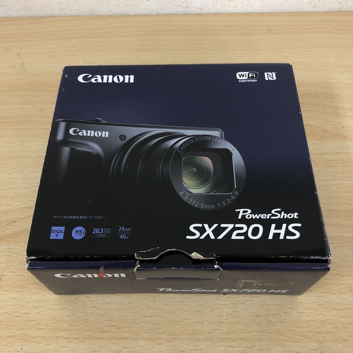 1円〜 美品 Canon PowerShot SX720HS ブラック デジタルカメラ