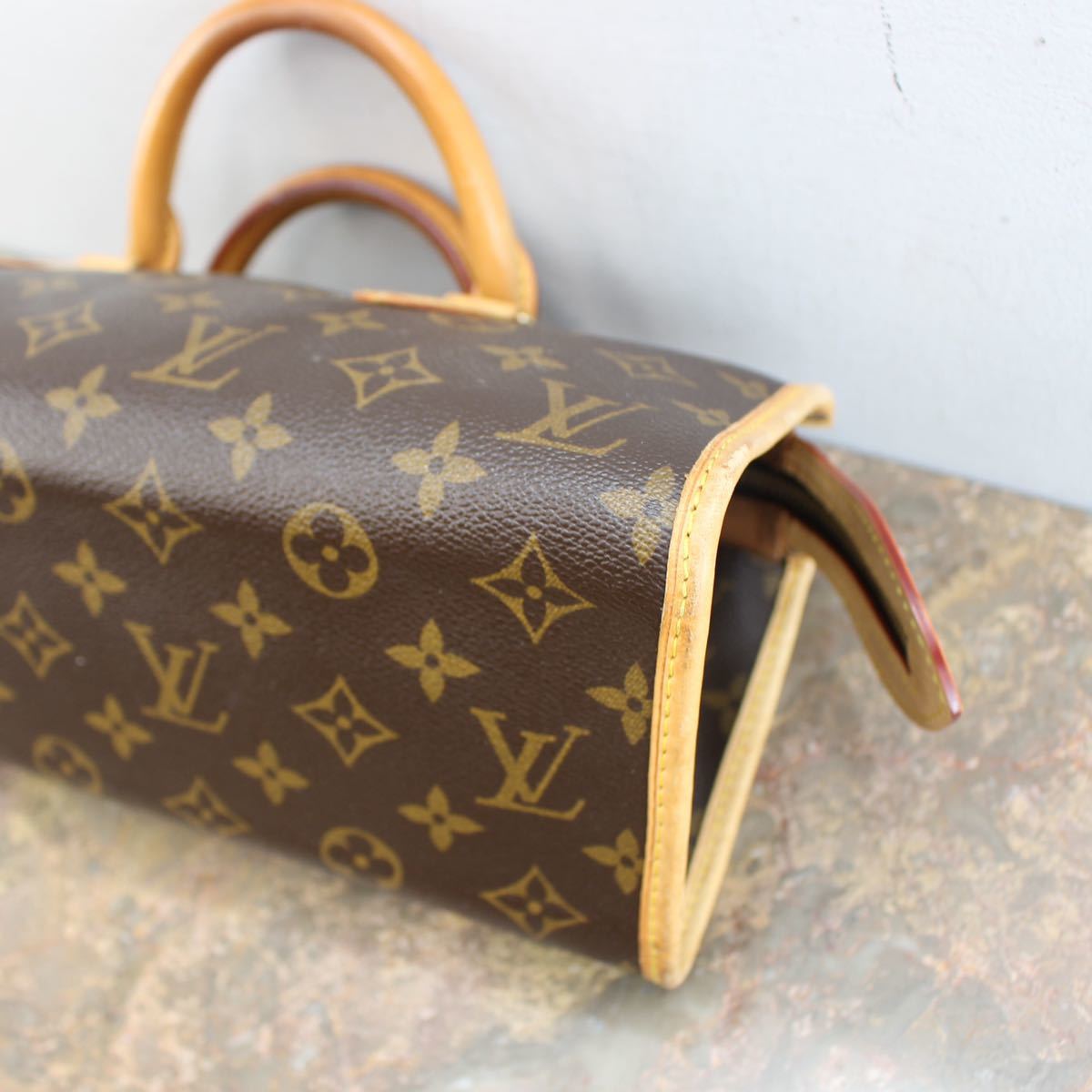 LOUIS VUITTON M40009 VI0015 MONOGRAM PATTERNED HAND BAG MADE IN FRANCE/ルイヴィトンポパンクールモノグラム柄ハンドバッグ