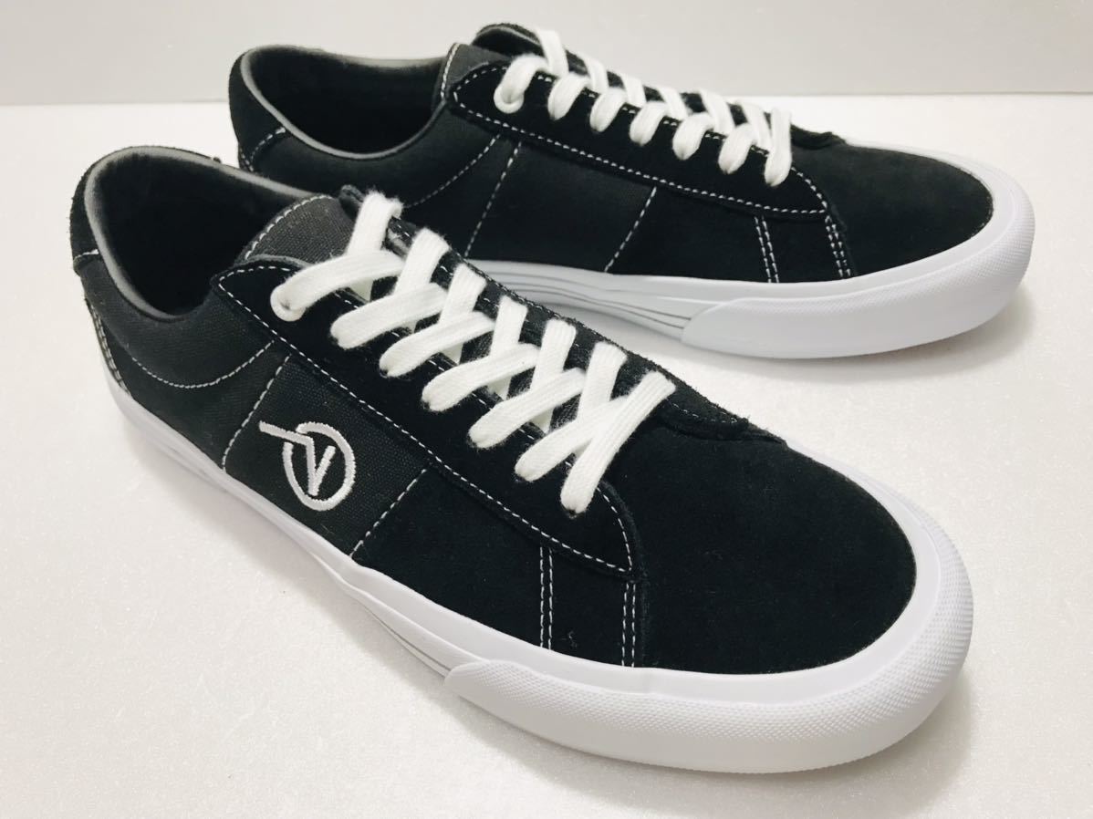 未使用!! VANS バンズ SADDLE SID PRO BLACK WHITE サドル シド プロ 黒 x 白 28.5cm US 10.5_画像1