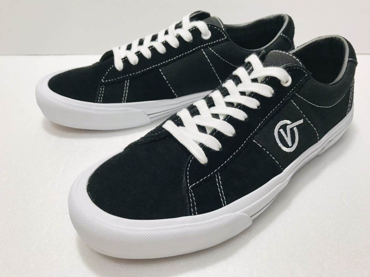 未使用!! VANS バンズ SADDLE SID PRO BLACK WHITE サドル シド プロ 黒 x 白 28.5cm US 10.5_画像2