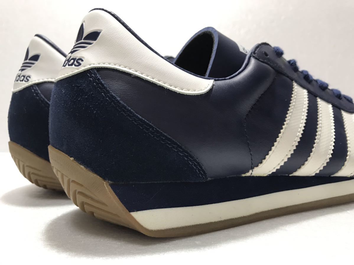 vintage 90s adidas カントリー 26.5cm ネイビー-
