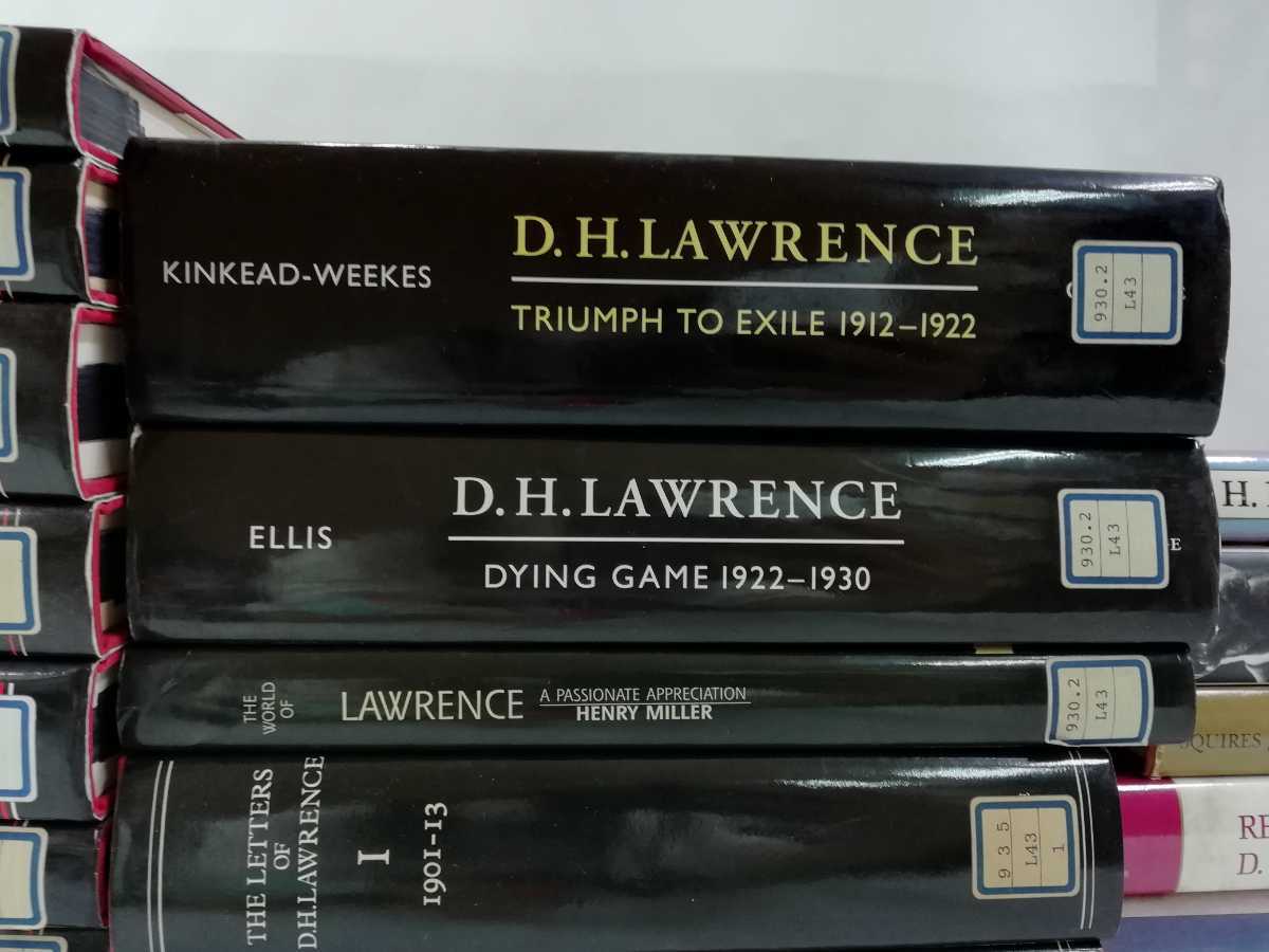 [ except .book@/ summarize ]D.H.LAWRENCE D.H. Lawrence 31 pcs. set foreign book / English / England / novel / literature / letter / essay / research / materials /[2209-053]