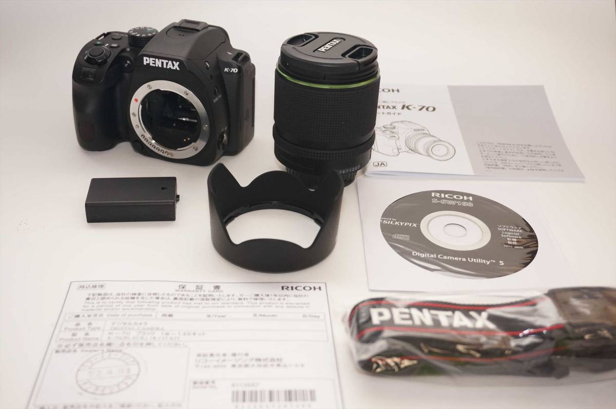 男の子向けプレゼント集結 PENTAX　K-70　18-135wr　レンズキット　撮影枚数約48枚　（ペンタックス、一眼、カメラ） ペンタックス