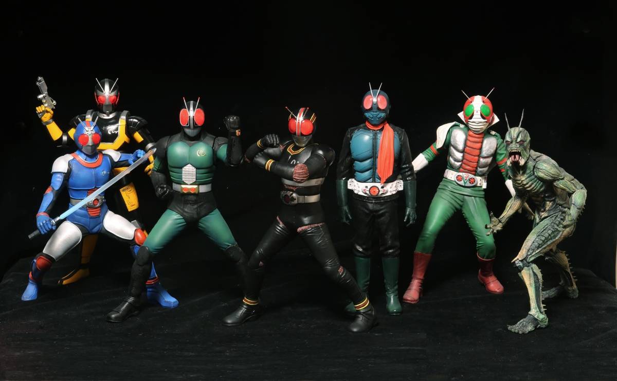 1/6 仮面ライダー ブラック(未組み立て未塗装) ガレージキット 1/6 仮面ライダー ブラック(未組み立て未塗装) ガレージキット