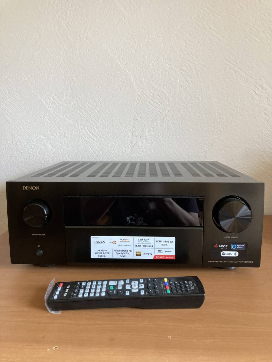 2022年製)DENON 9.2ch AVアンプ AVR-X4700H 美品 保証書元箱付き