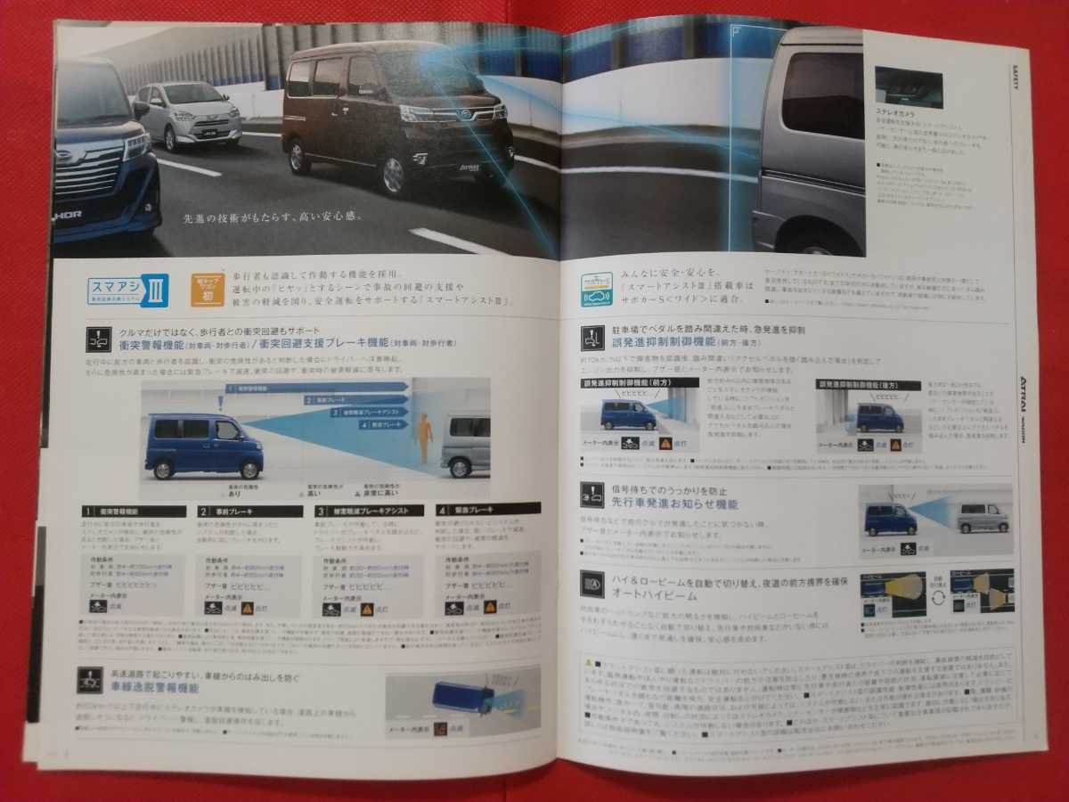 送料無料【ダイハツ アトレーワゴン】カタログ2017年12月 S321G/S321G改/S331G/S331G改 DAIHATSU ATRAI WAGON _画像8