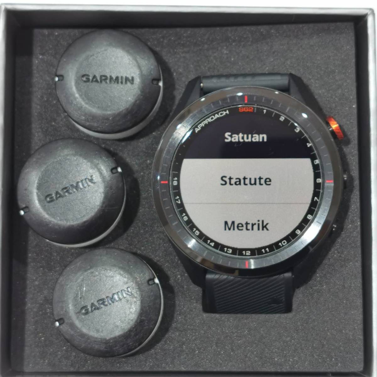 2539 【美品】GARMIN ガーミン APPROACH アプローチ S62 GPSゴルフ