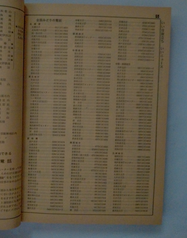 国鉄　時刻表 1979年11月号　秋の臨時列車収録　南国四国への誘い