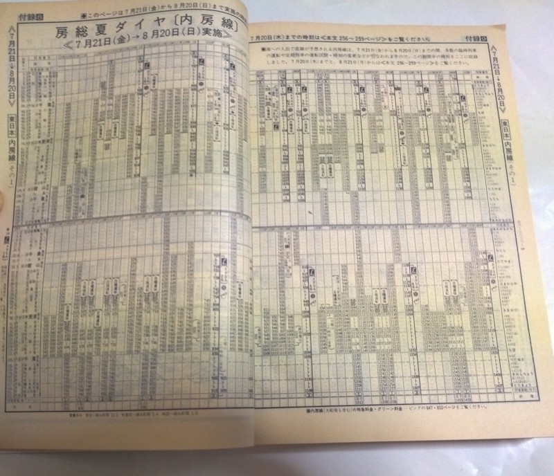 JTB時刻表 1989年6月号　夏旅計画号　夏の臨時列車掲載　房総各地の海水浴ダイヤ　私鉄時刻表8阪急電鉄