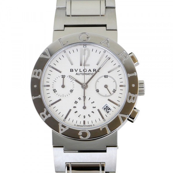 輝い ブルガリ BVLGARI メンズ 腕時計 新品 シルバー文字盤 BB38WSSDCH