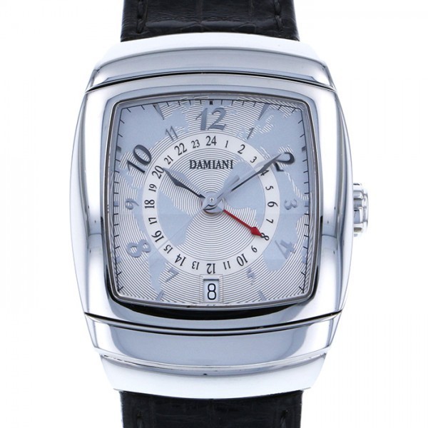 絶品 ダミアーニ DAMIANI エゴ オーバーサイズ GMT 30001303 シルバー