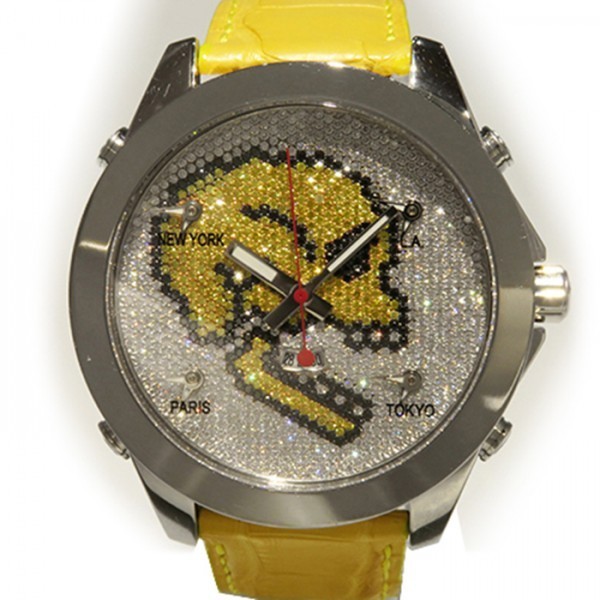 ジェイコブ JACOB&CO ファイブタイムゾーン スカル JC-SKULL2 全面ダイヤ文字盤 新品 腕時計 メンズ