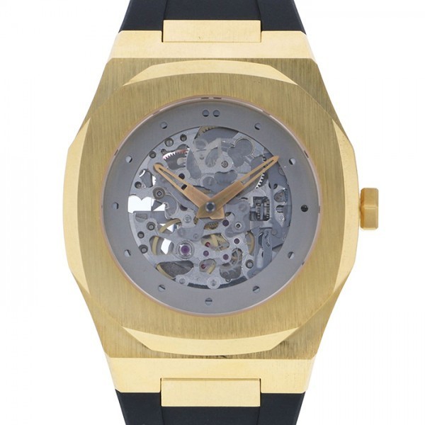 買い保障できる ディーワンミラノ D1 MILANO スケルトン A-SK05 シルバー文字盤 新品 腕時計 メンズ アナログ（手巻き）
