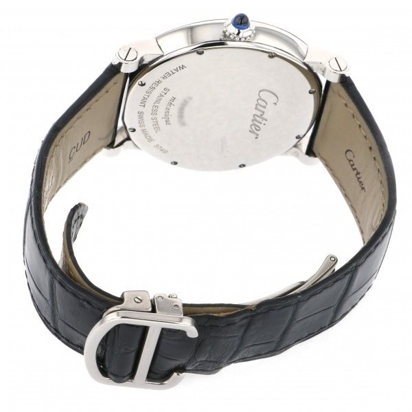 カルティエ Cartier ロトンド ドゥ W1556369 シルバー文字盤 中古 腕時計 メンズ_画像5