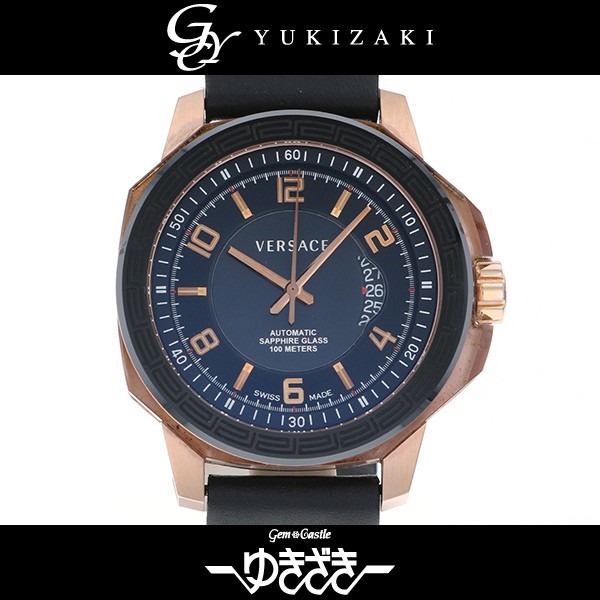 ベルサーチ Versace ダイバーシティ デイト 19A70 ブラック文字盤  腕時計 メンズ