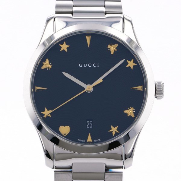 グッチ GUCCI Gタイムレス YA1264029A ブラック文字盤 新品 腕時計 メンズ-