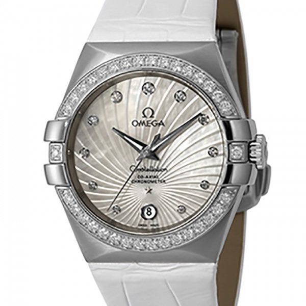 オメガ OMEGA コンステレーション 123.18.35.20.55.001 ホワイト文字盤 新品 腕時計 レディース