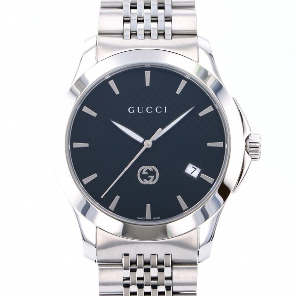 グッチ GUCCI Gタイムレス YA1264106 ブラック文字盤 新品 腕時計 メンズ