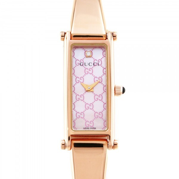 割引購入 グッチ GUCCI 1500 YA015559 ピンク文字盤 新品 腕時計 レディース 女性用