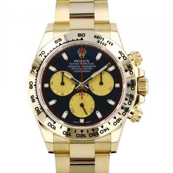 ロレックス ROLEX デイトナ 116508 ブラック/シャンパン文字盤 新品 腕時計 メンズ